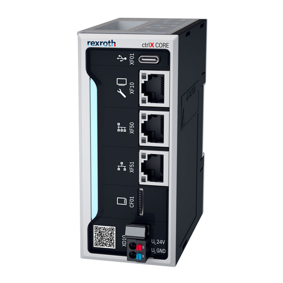 Bosch rexroth ctrlX CORE X2 Manuales